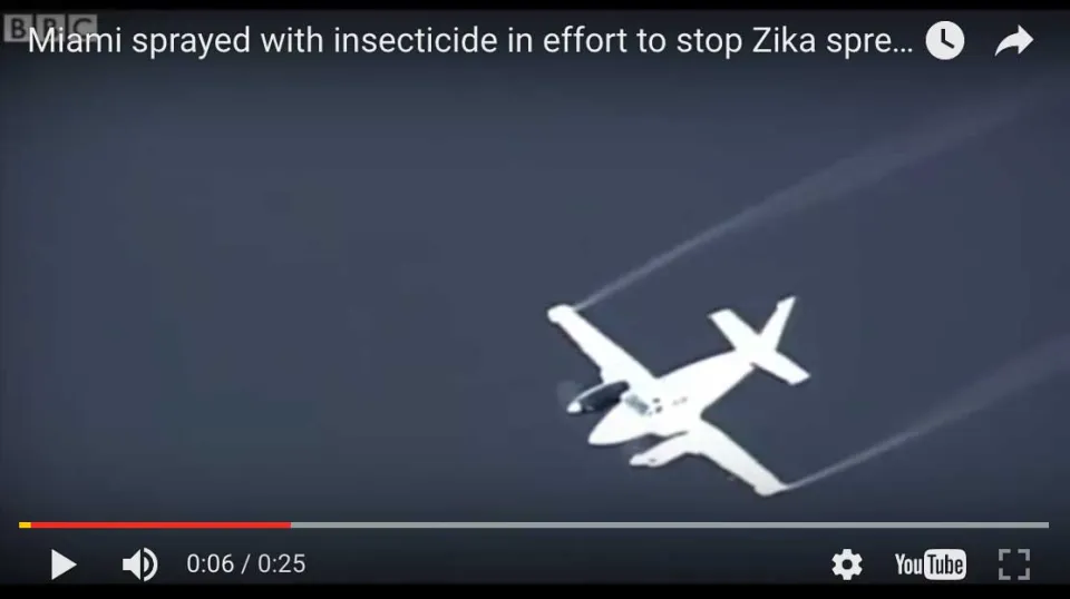 Zika Floride : Des avions déversent des neurotoxiques interdits... (vidéo)