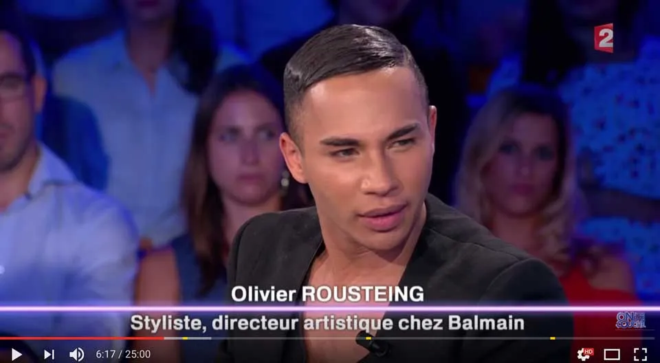 Olivier Rousteing, Directeur artistique de Balmain. (vidéo)