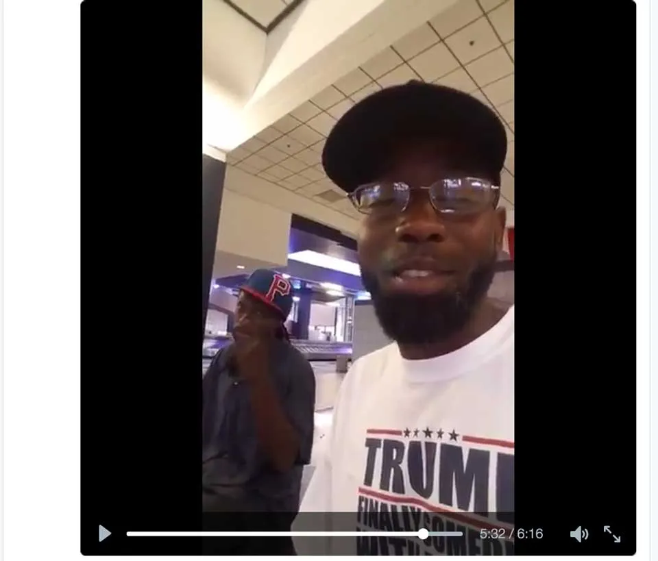 Il est Black et vote Trump. (vidéo)