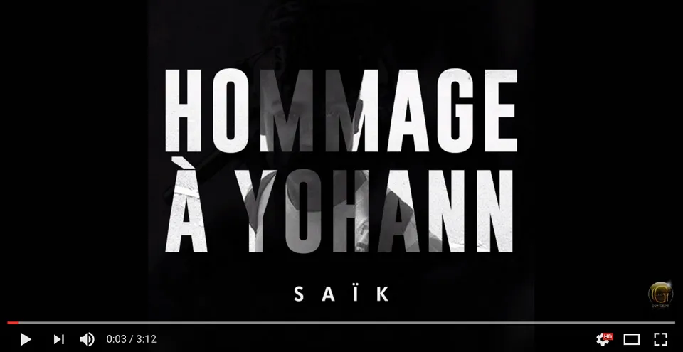 Guadeloupe : Saïk - Hommage à Yohann (vidéo)