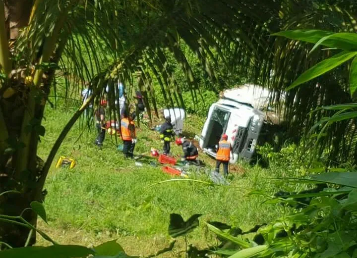La Martinique tombe du camion