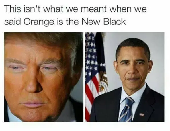 Orange is the new black ?