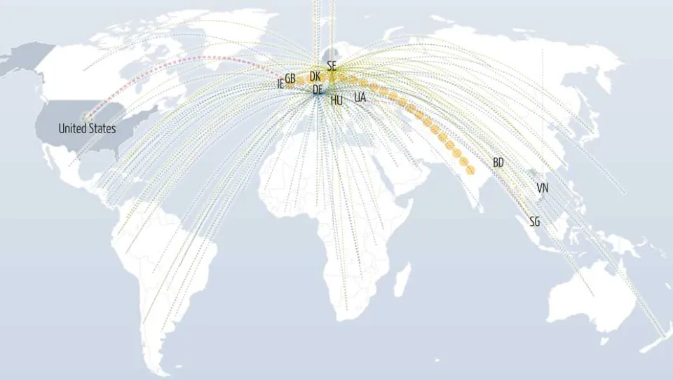 La carte mondiale des cyber-attaques (en live)