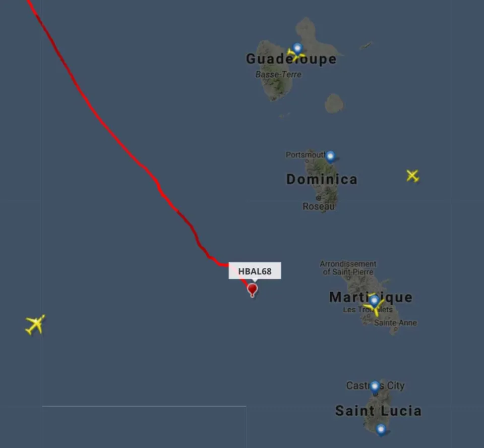 Un ballon de Google pas loin de la Martinique
