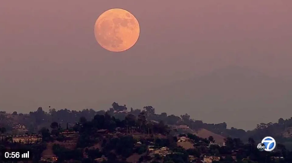 La super Lune (vidéo)