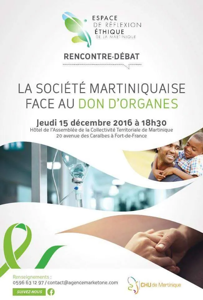 Rencontre - Débat : la société Martiniquaise face au don d'organes