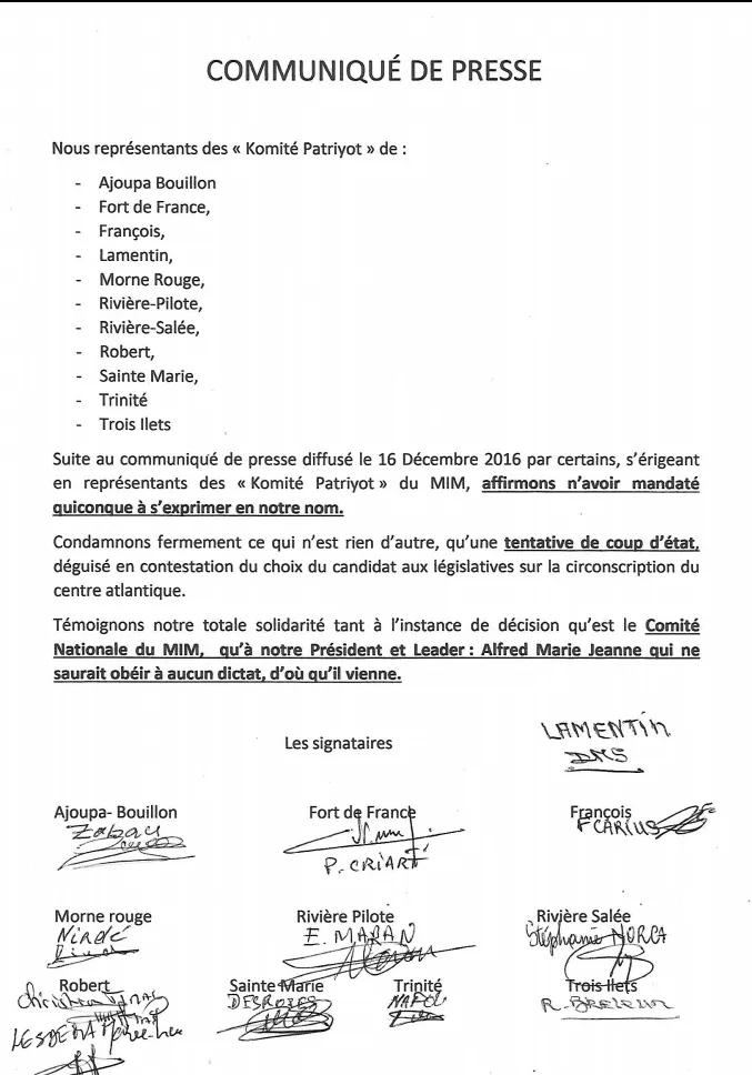 Coup d'état raté des niloristes : ni dé KP ka pé, ni dé KP ki paka pé