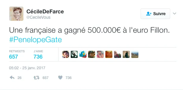Le Tweet du jour 26/01/17 #PenelopeGate