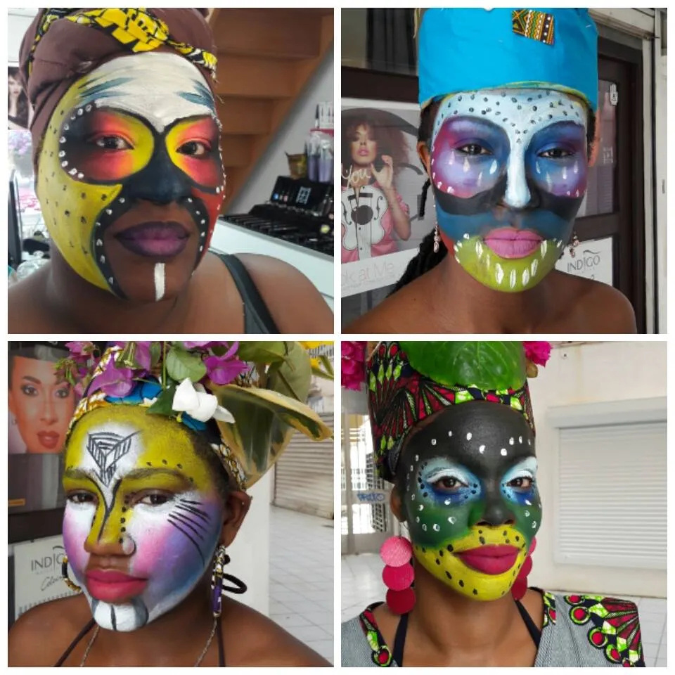 Carnaval Make Up In Guadeloupe