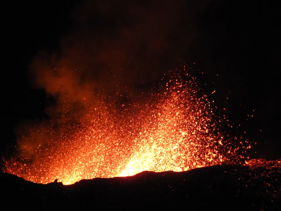 Eruption du piton de la Fournaise - île de La Réunion- Jeudi 02 février 2017