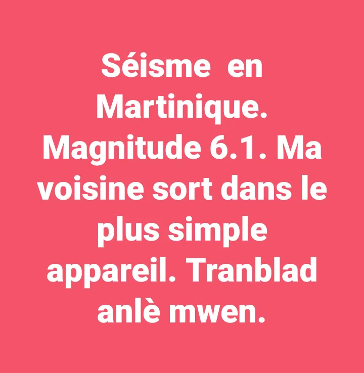 La phrase du jour  [04/02/17] Séisme