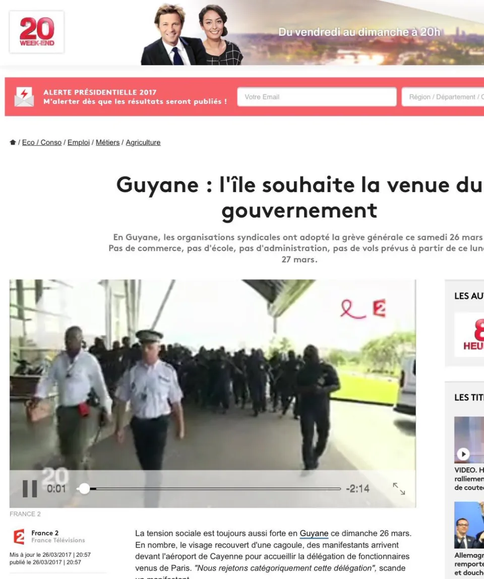 À France 2... "île" sont en mode Macron