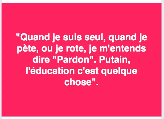 La phrase du jour 07/03/17 - Education