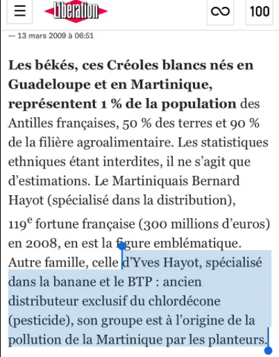 Yves...la Martinique te dit...MERCI