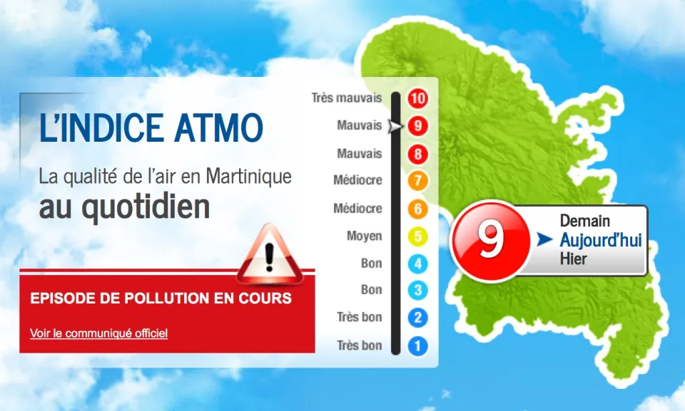 La brume de sable...notre pollution à nous