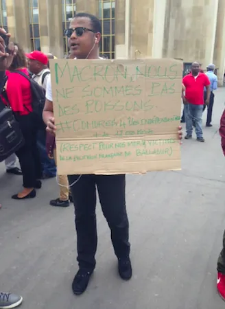 L'image du jour 05/06/17 Paris - Macron - Comorien