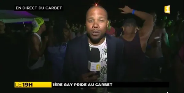 Gay Pride en Martinique : Christophe et l'annale jet zik