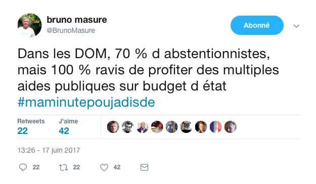 Le tweet du jour 17/06/17 Bruno Masure