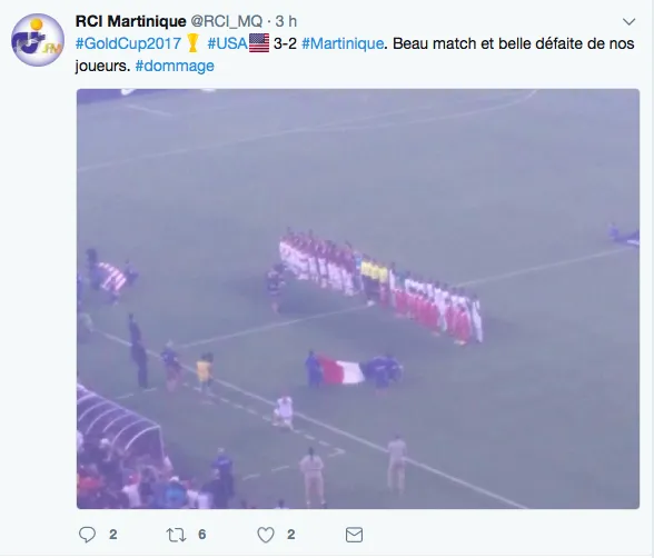 Gold Cup 2017 : RCI Martinique invente la notion de "belle défaite"
