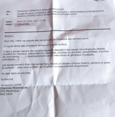 Cas de ciguatera en Martinique : l'enseigne Carrefour ne peut pas noyer le vivaneau