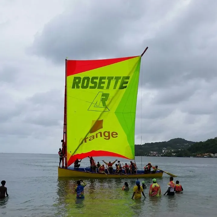 Yole ronde de Martinique Ets Rosette /Orange remporte le Championnat 2017