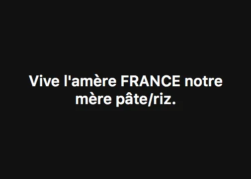 La phrase du jour 11/08/17 - France