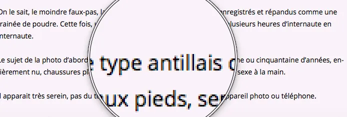 People Bò Kay invente le "type antillais" et confond voyeur et exhibitionniste
