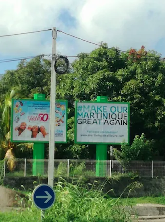 Martinique : l'éléphantillais se Trump énormément