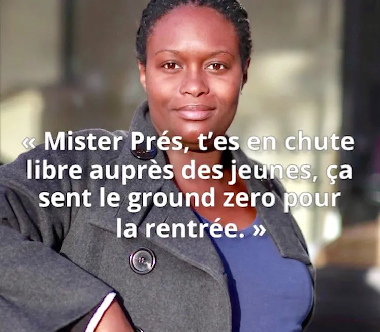 CHRISTOPHE BARBIER SE MOQUE DE MACRON EN INSTRUMENTALISANT ET EN CARICATURANT SIBETH NDIAYE