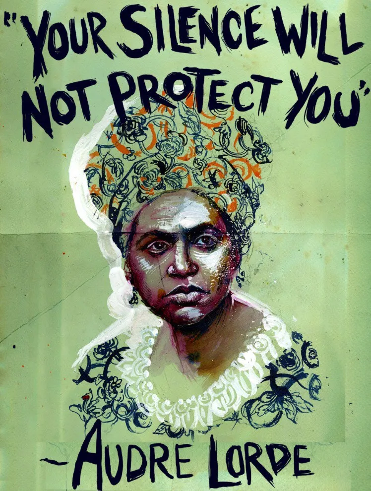 « JE VOUS PARLE EN TANT QUE POÈTE, NOIRE, FÉMINISTE, LESBIENNE, MÈRE, GUERRIÈRE, PROFESSEURE ET SURVIVANTE DU CANCER »: AUDREY LORDE