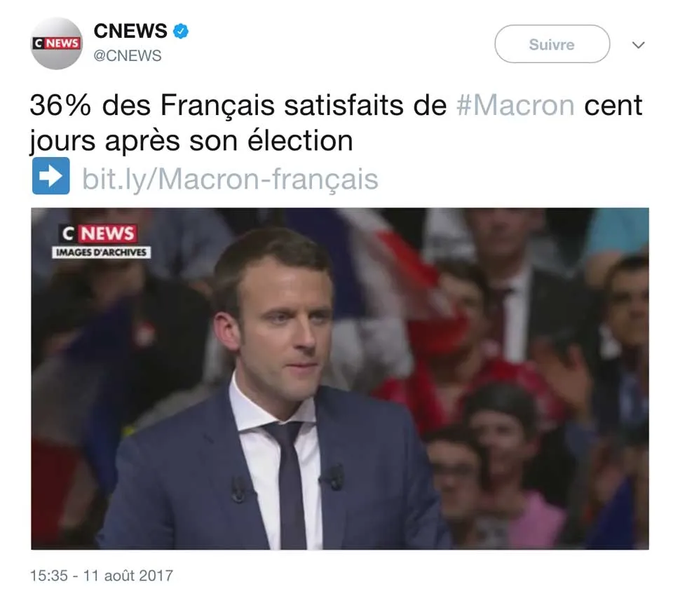 (Breaking) Macron : plus impopulaire que Trump (on ne vous le dira pas partout)