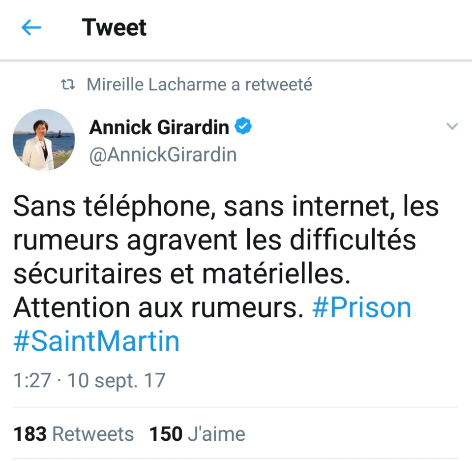 L'orthographe deux qui la tiennent...toi qui l'Annick...Girardin