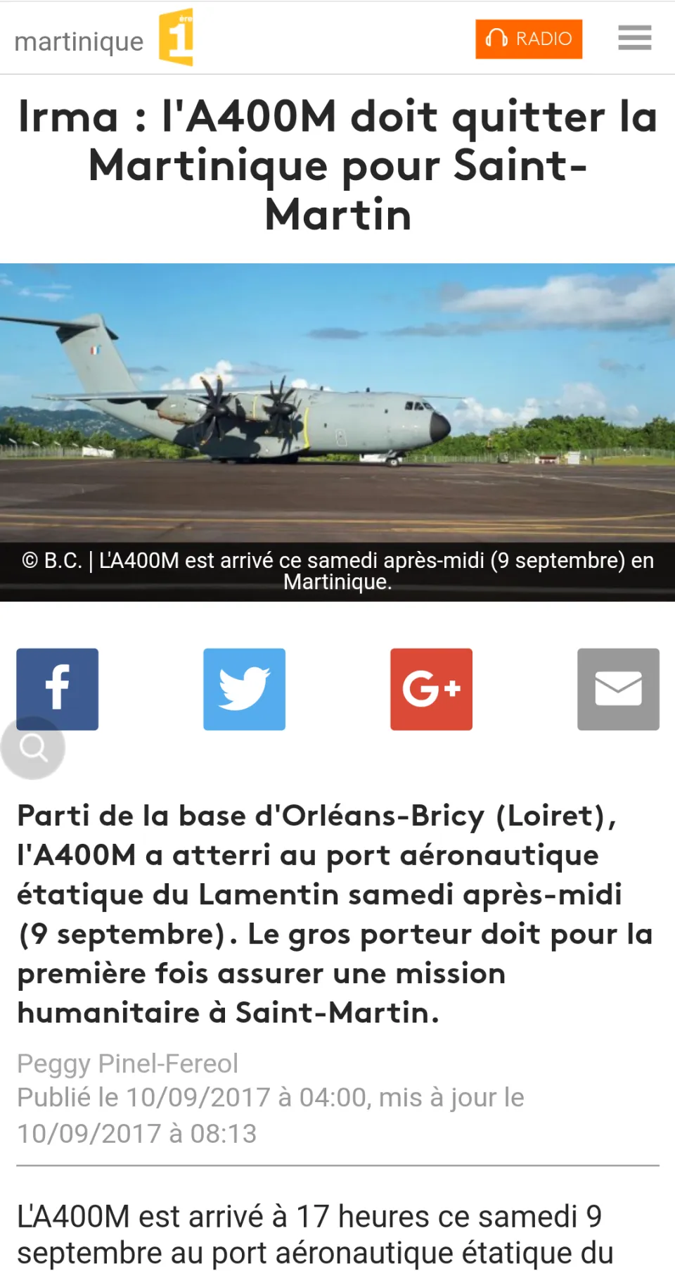 La compagnie aérienne Seize Air interdite de tarmac en Martinique
