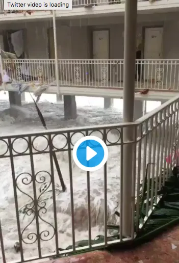 Quand Irma pose ses valises à l’Hôtel Beach Plaza à Saint Martin...