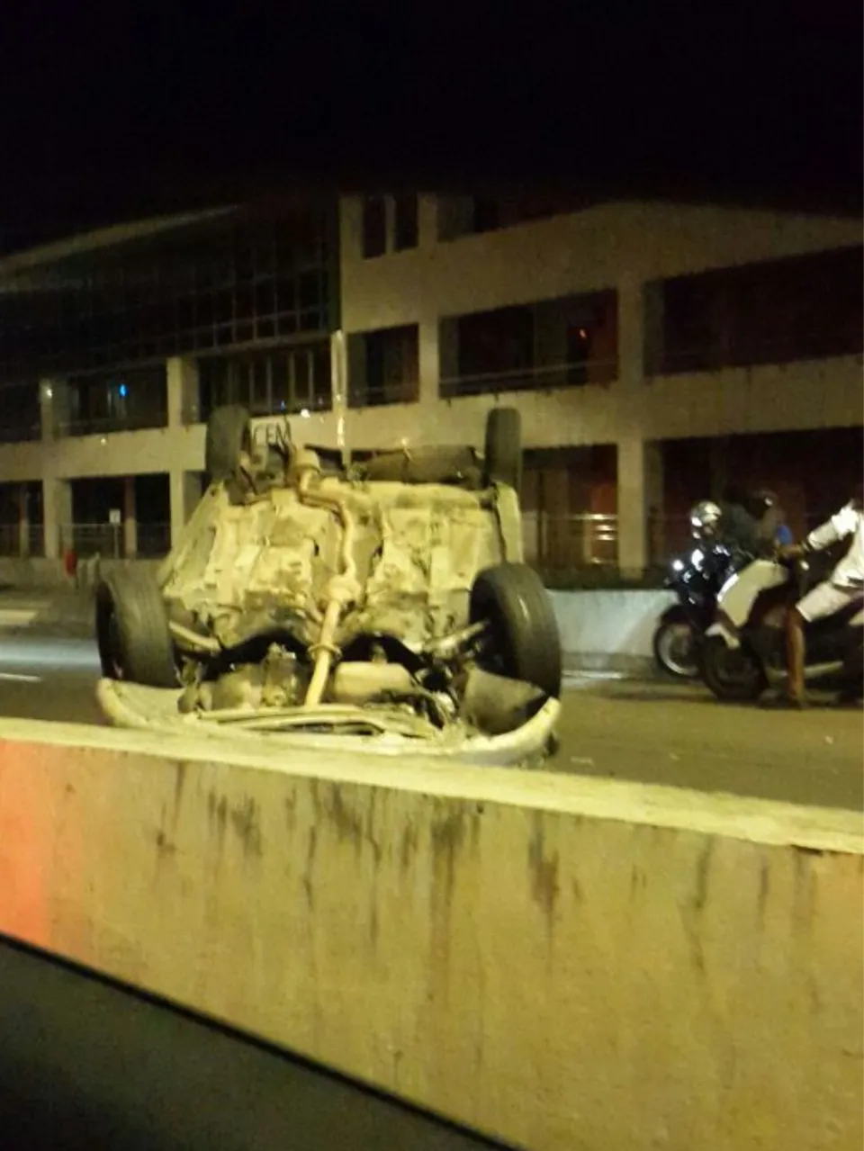 Accident matinal en Martinique