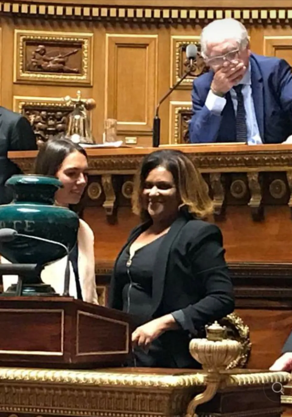 Cathou est au Sénat au pays de Colbert