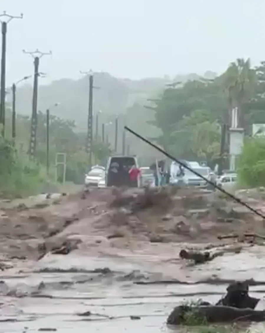 Mauvais temps sur la Martinique