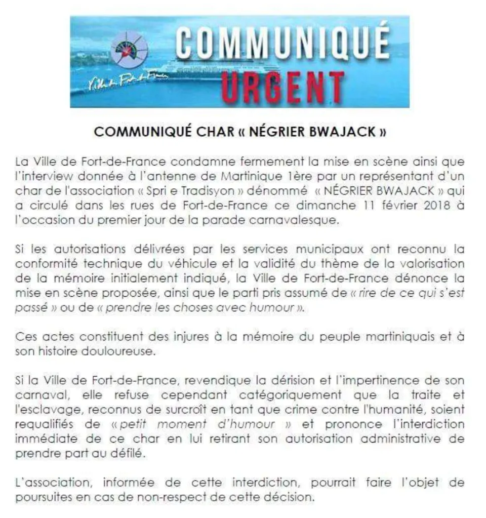 Fort-de-France  : LOL métis à son propre carnaval