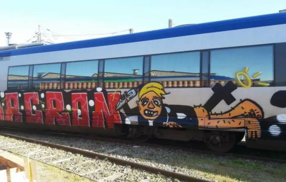 L'image du jour 19/04/18 - Street art - France - Macron