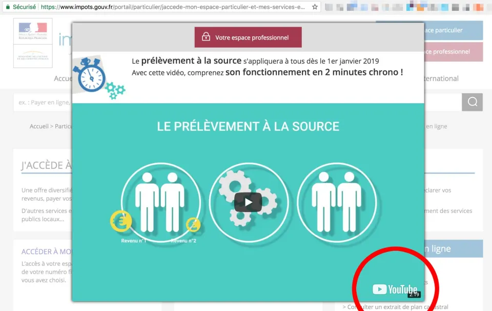 Quand l'Etat permet à Google de vous espionner sur le site des Impots...