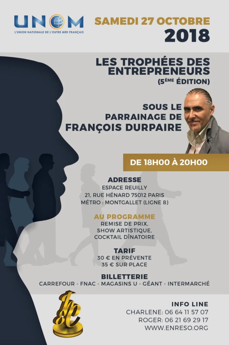 «TROPHEES DES ENTREPRENEURS AFROCREOLES»  Edition 2018 Appel à candidature