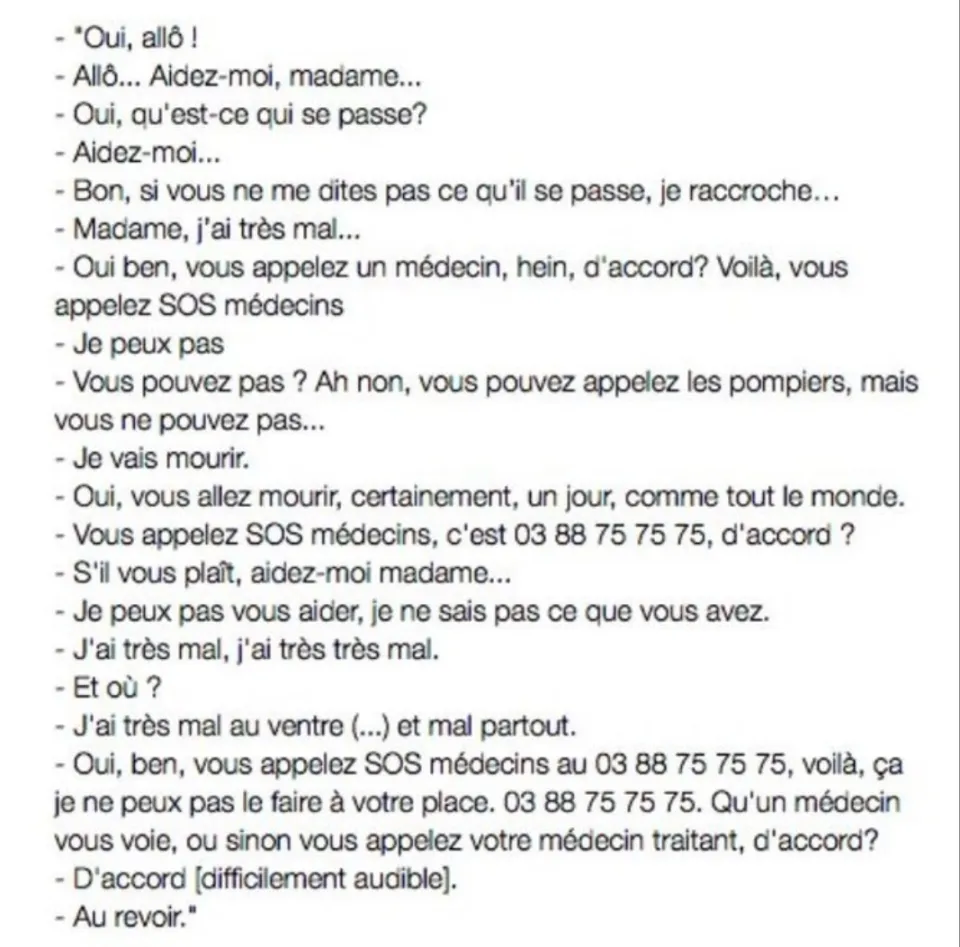 Et si l'âme de Colbert planait sur le SAMU en France ?