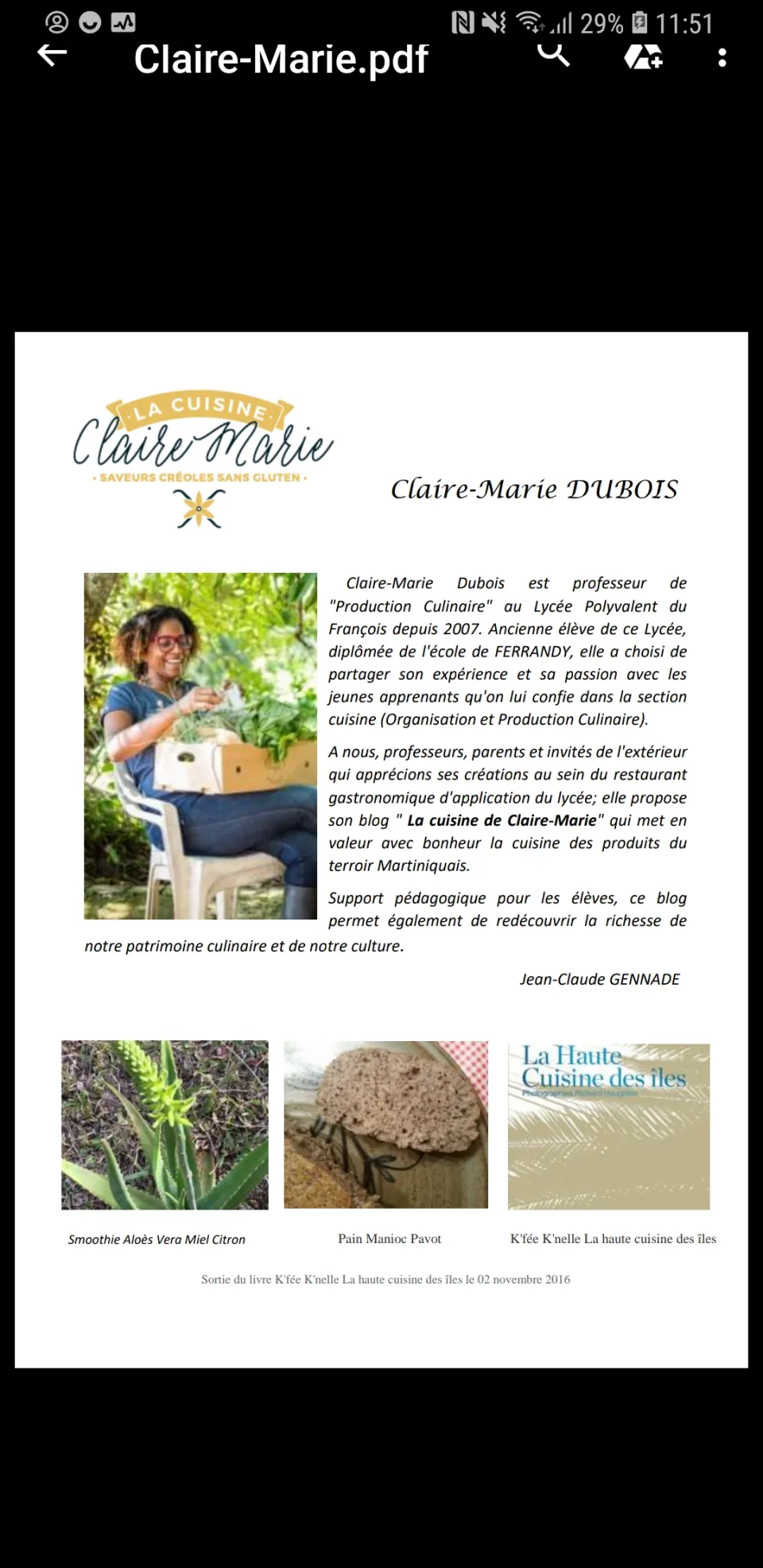 Quand une enseignante fonctionnaire fait la nique aux chefs cuisiniers en Martinique