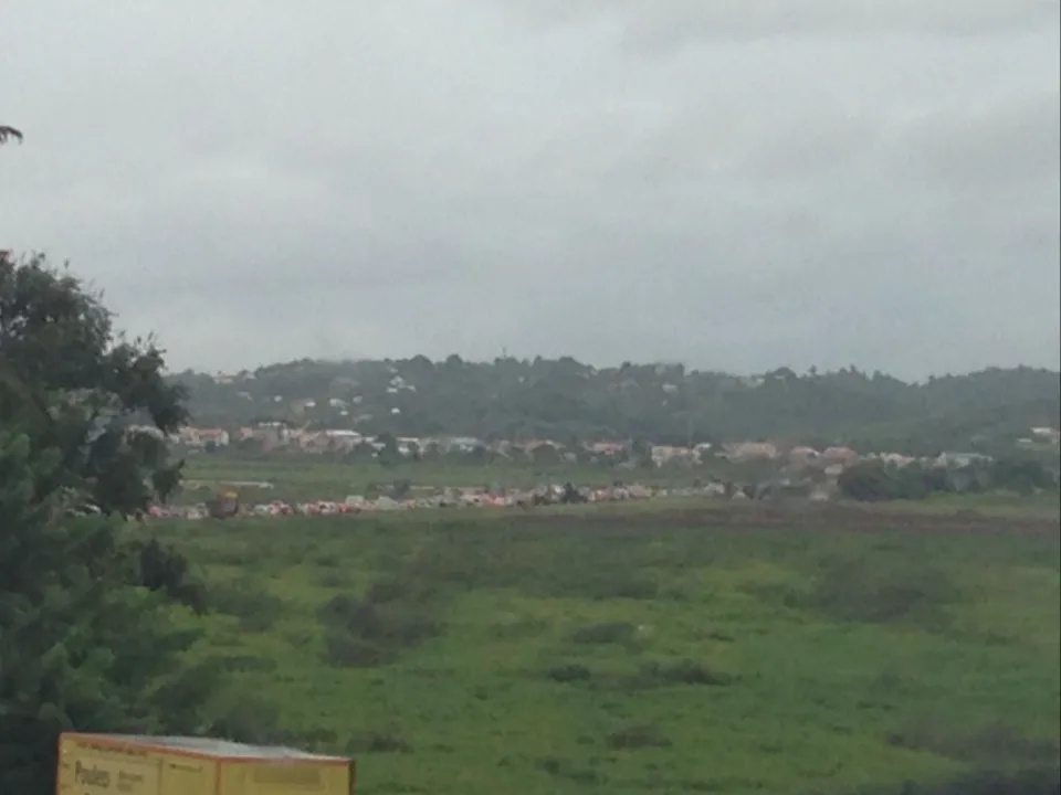 La RN5 fermée en Martinique