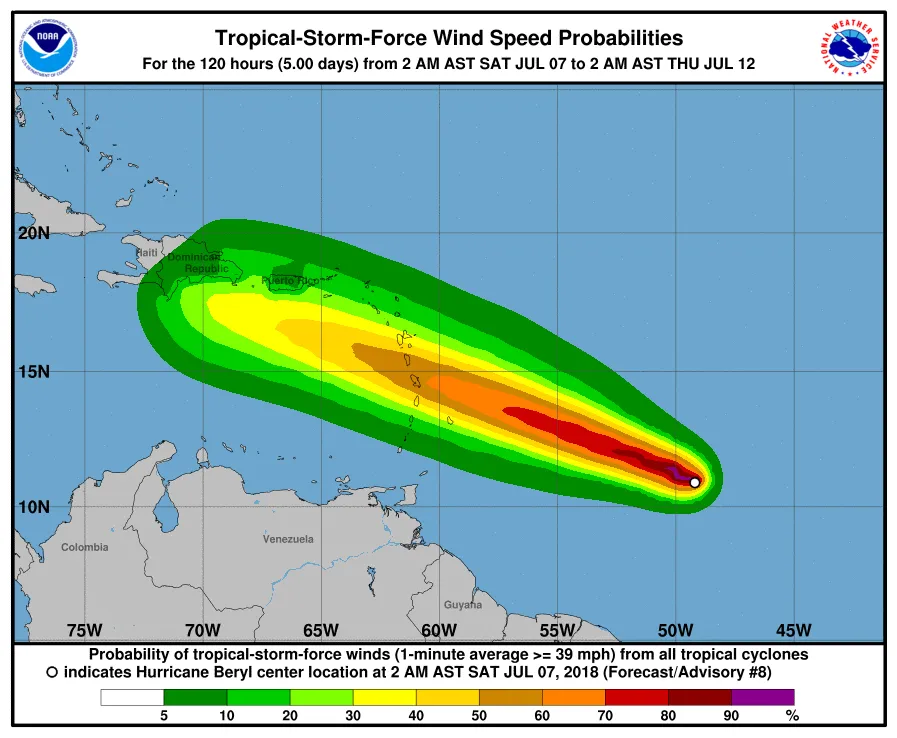 Beryl est-il un cyclone ?