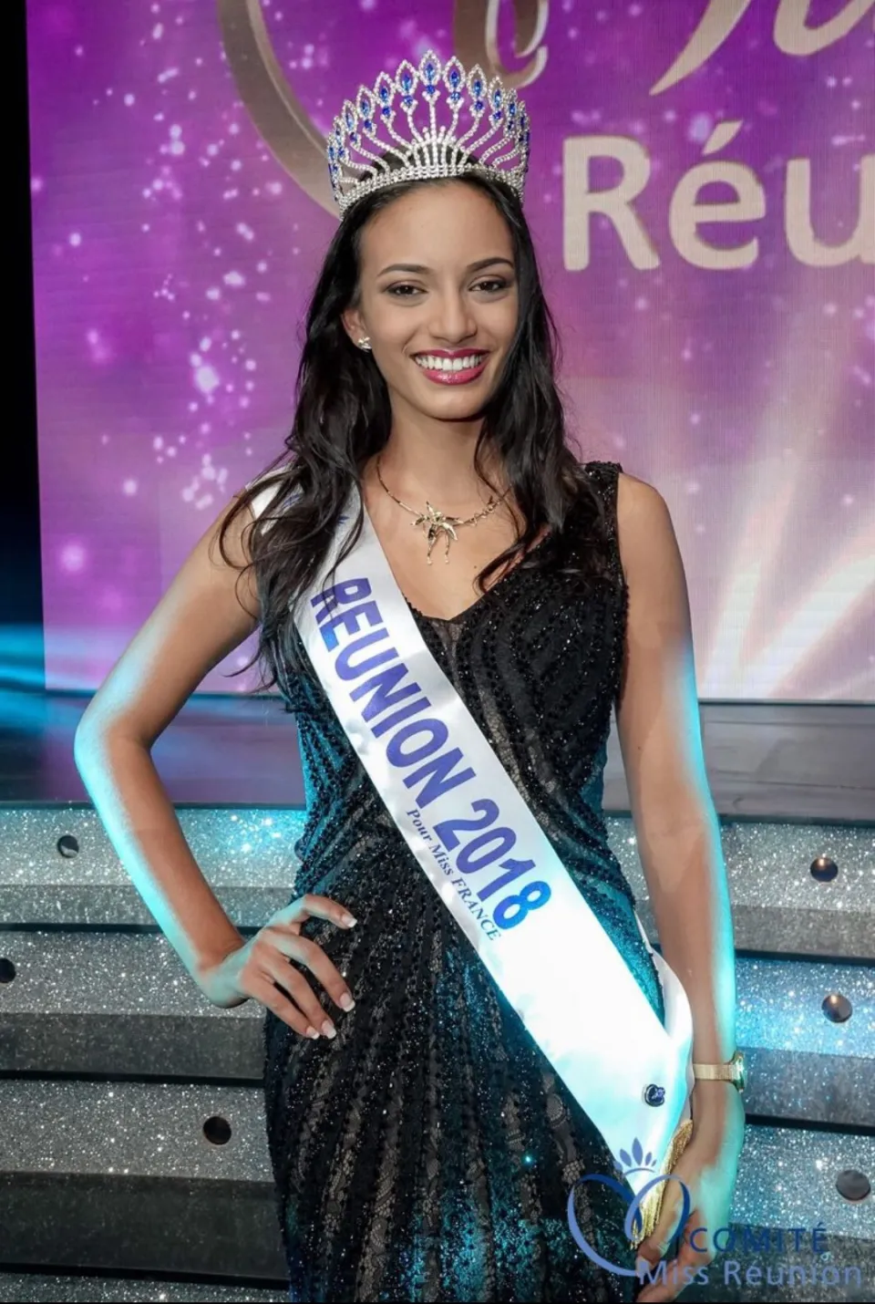 La photo officielle de Morgane #Soucramanien élue Miss Réunion 2018
