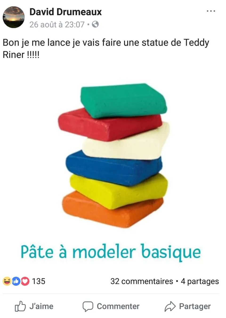 Quand je vous dis que David Drumeaux est plus drôle que Gilles Saint-Louis et Jamel Debbouze réunis