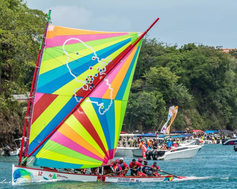 AY DOUVAN révélation du Tour de la Martinique des yoles rondes 2018