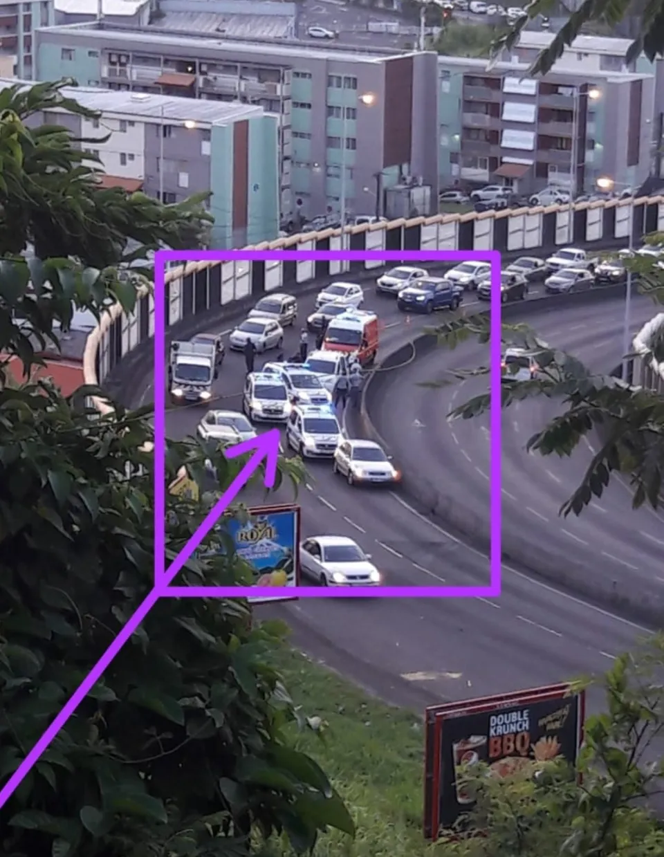 Un automobiliste fait un malaise sur la rocade en Martinique