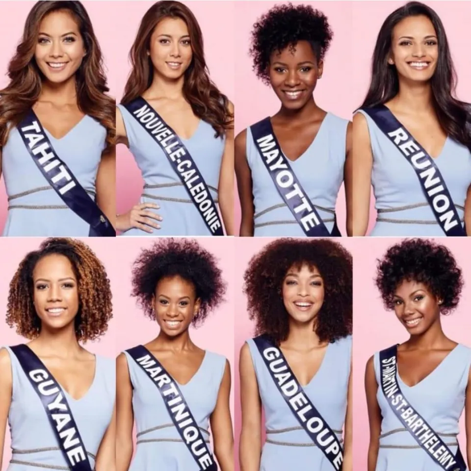LES 8 MISS D’OUTRE-MER AU CONCOURS DE MISS FRANCE 2019